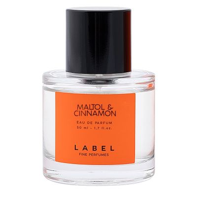 Maltol Cinnamon Eau de Parfum Women and Men Label