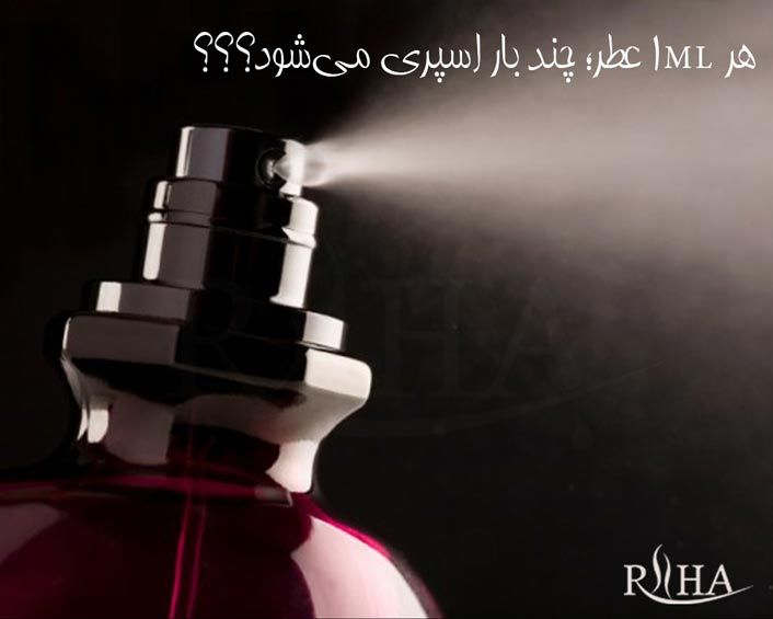هر 1 میل عطر چند بار اسپری می شود؟ هر 1 میل عطر چند بار اسپری می شود؟