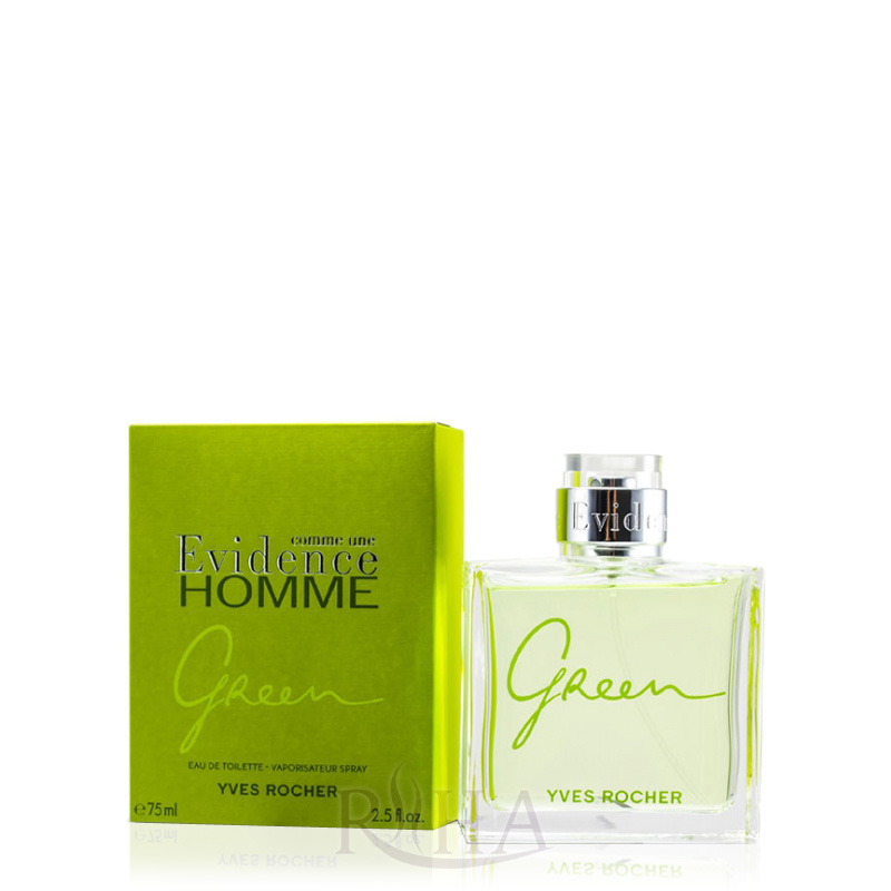 yves rocher evidence homme green eau de toilette