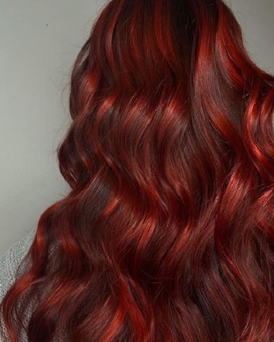 رنگ موی قرمز 