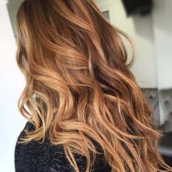 رنگ موی قهوه ای نسکافه ای تیره با هایلایت