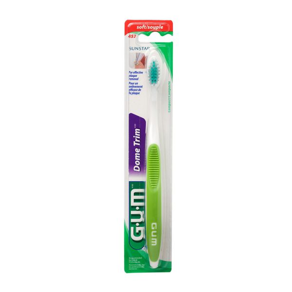 خرید مسواک دوم تریم نرم جی یو ام ، قیمت و مشخصات Toothbrush dome trim