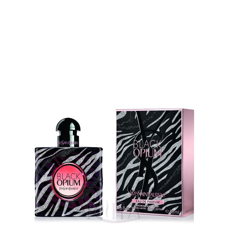 ysl black opium zebra