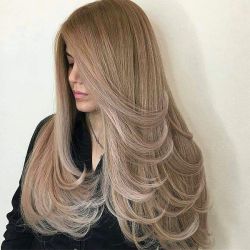 رنگ موی شنی نسکافه ای