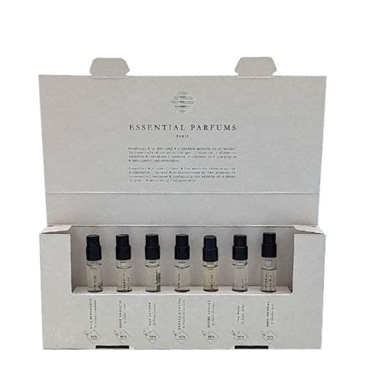 sample giftset decouverte Women and for Men 7pcs Essential Parfums