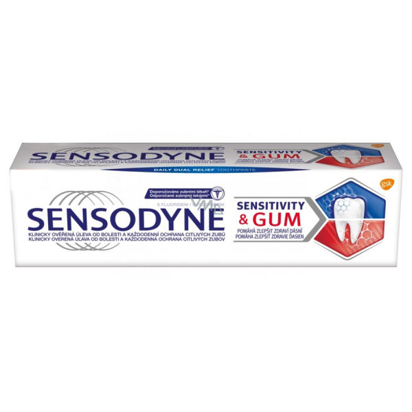 SENSITIVITY & GUM anti allergy toothpaste Sensodyne خمیر دندان ضد