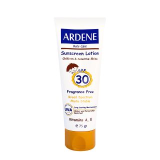 کرم ضد آفتاب ضد حساسیت لوسیون کودکان SPF 30 آردن