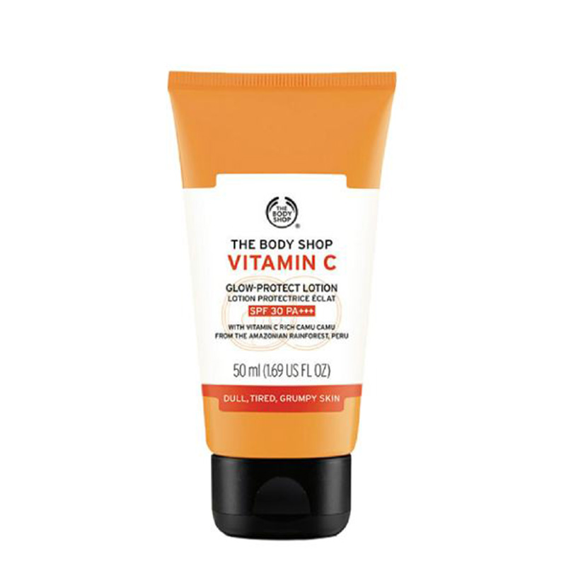 spf lotion body shop