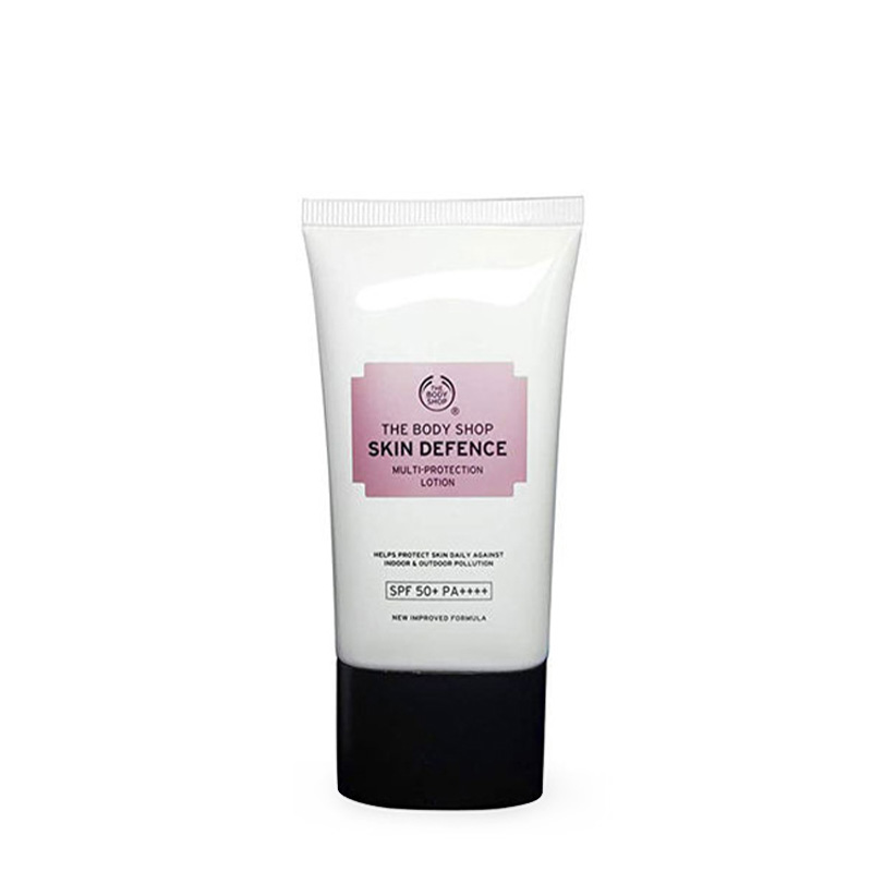 spf lotion body shop