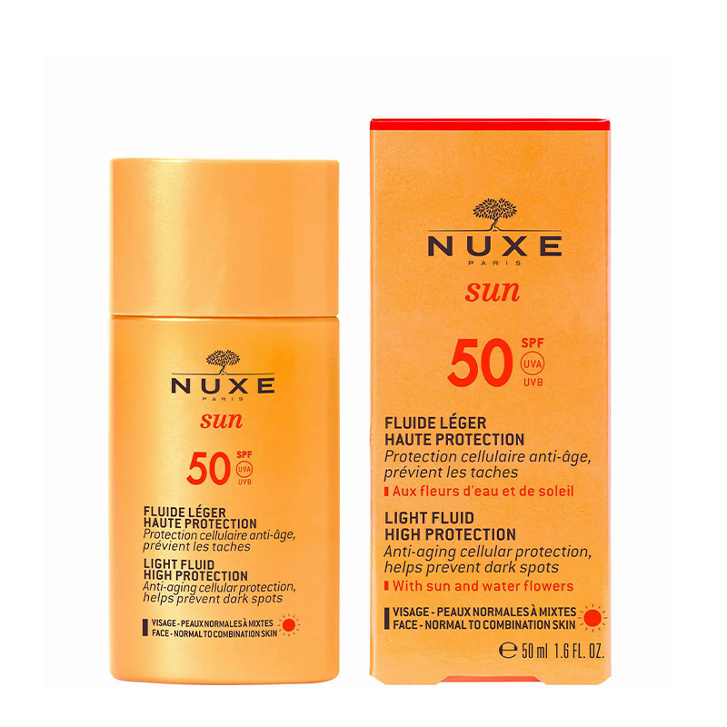 nuxe face spf