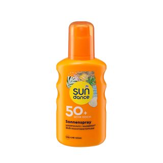 مایع ضد آفتاب مرطوب کننده اسپری SPF 50 سان دنس