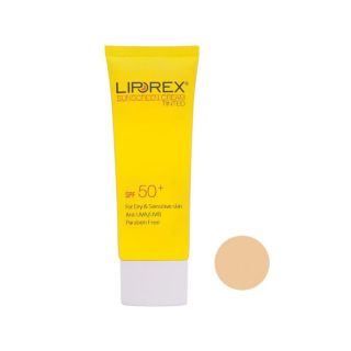 کرم ضد آفتاب مرطوب کننده لایت بژ  پوست خشک و حساس SPF 50 لیپورکس