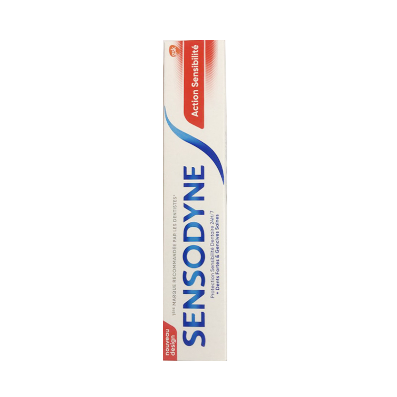 action sensibilite anti allergy toothpaste Sensodyne خمیر دندان ضد