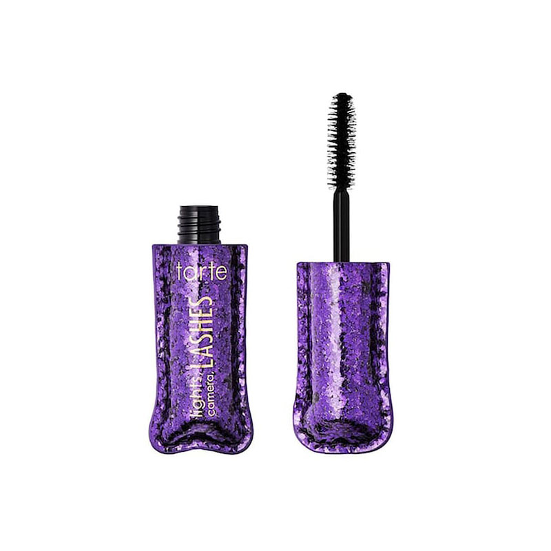 lights camera mini Volumizing eye mascara narrow brush tarte ریمل چشم حجم دهنده لایت کامرا