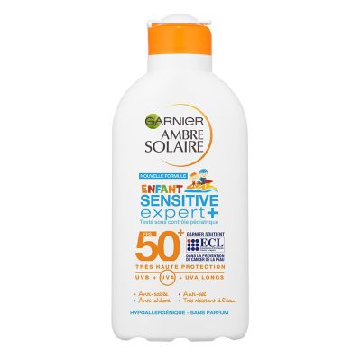 شیر ضد آفتاب کودک ضد حساسیت SPF 50 گارنیه