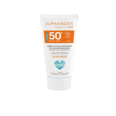 کرم ضد آفتاب ضد آب ارگانیک SPF 50 آلفانووا