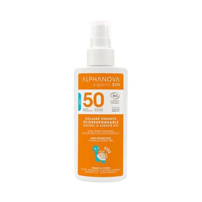 مایع ضد آفتاب بدون پارابن ارگانیک کودک SPF 50 آلفانووا