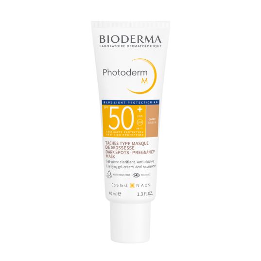 Photoderm M Dark Spots SPF 50+ Gel Cream tinted sunscreen Bioderma