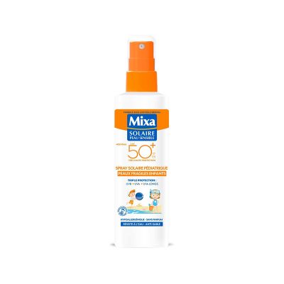 مایع ضد آفتاب ضد حساسیت سنسیتیو کودکان SPF 50 میکسا