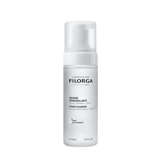 cleanses removes makeup hydrates foam all skin types Facial cleanser Filorga
