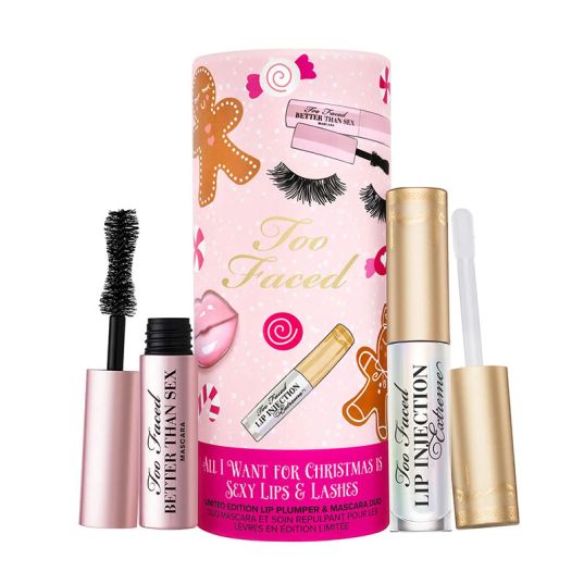 giftset All I Want For Christmas Is s... Lips & Lashes for Women 2 pcs Too Faced