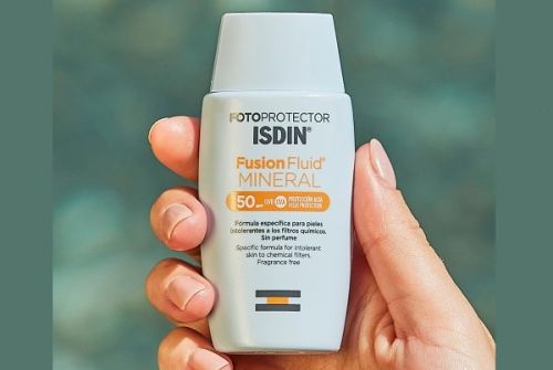مایع ضد آفتاب مواد معدنی فیوژن SPF 50 ایزدین