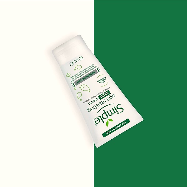  کرم شب ایج ریزیستینگ  انواع پوست سیمپل