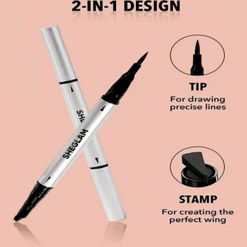 خط چشم ماژیکی 2 در 1 استمپ شیگلم خط چشم ماژیکی 2 در 1 استمپ شیگلم