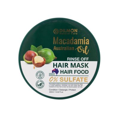 ماسک مو تقویت کننده روغن ماکادمیا انواع مو دیلمون